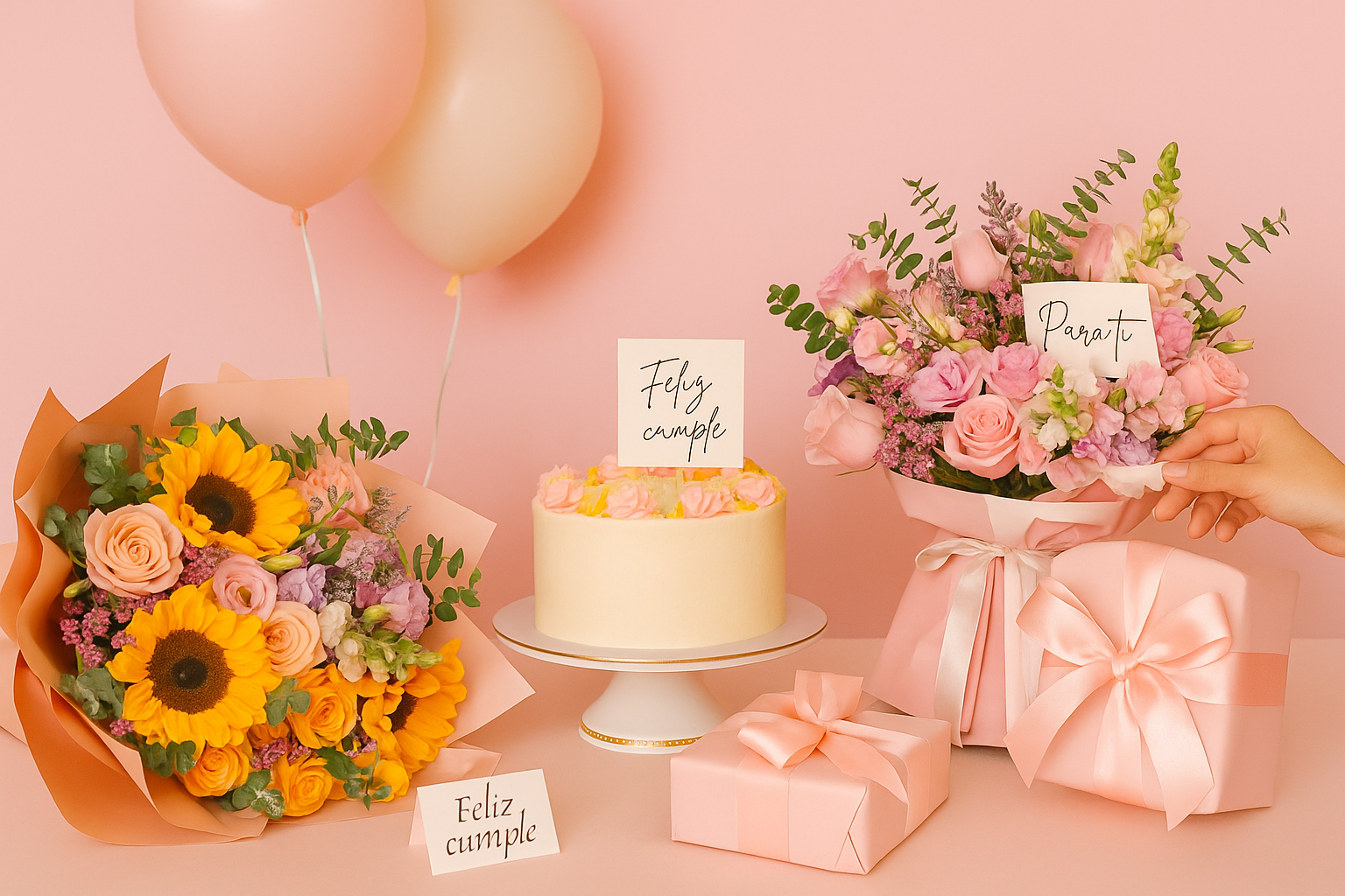 Las 5 mejores flores para cumpleaños