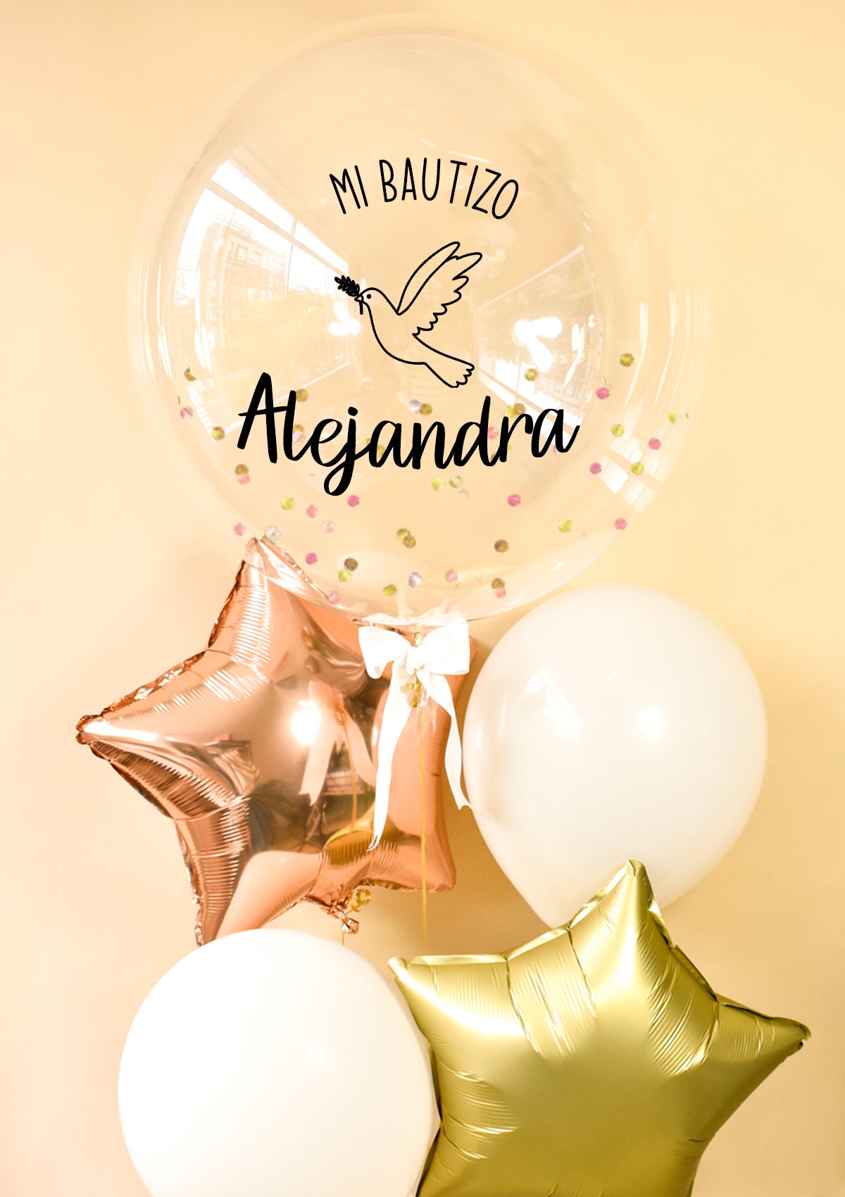 Pack Mi Bautizo-5 globos - Florería Bloom