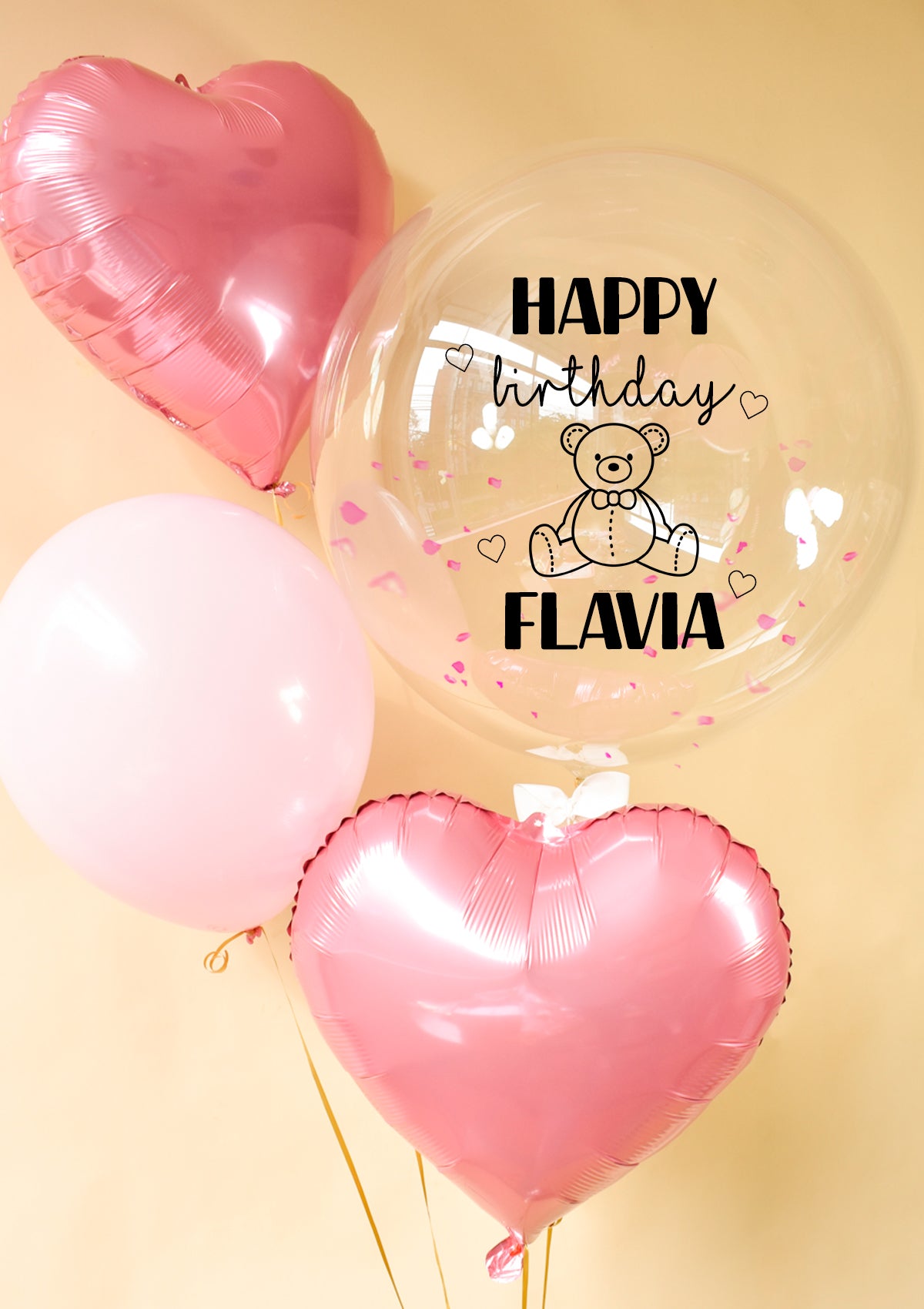 Pack de Globos #4 Cumpleaños (corazones)