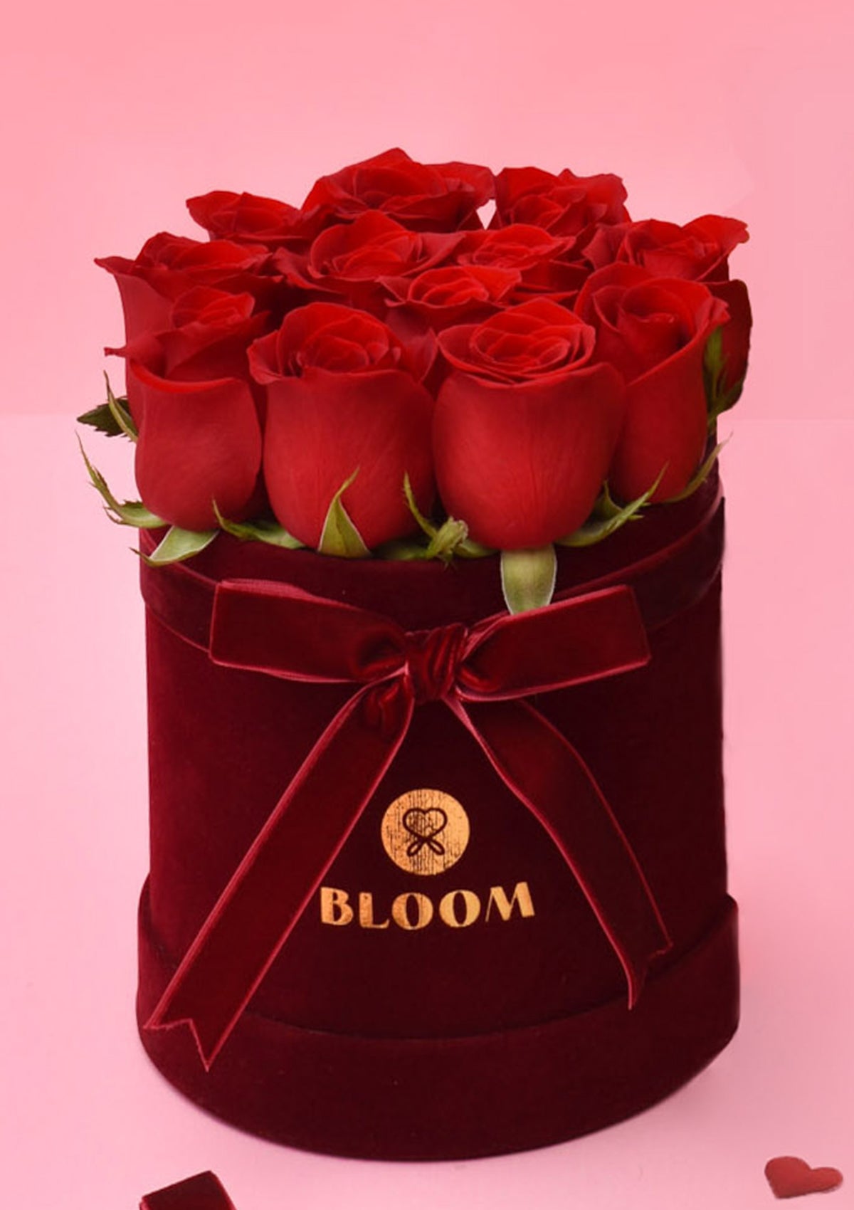 Love Box con 12 rosas rojas |San Valentin SV26 - Florería Bloom