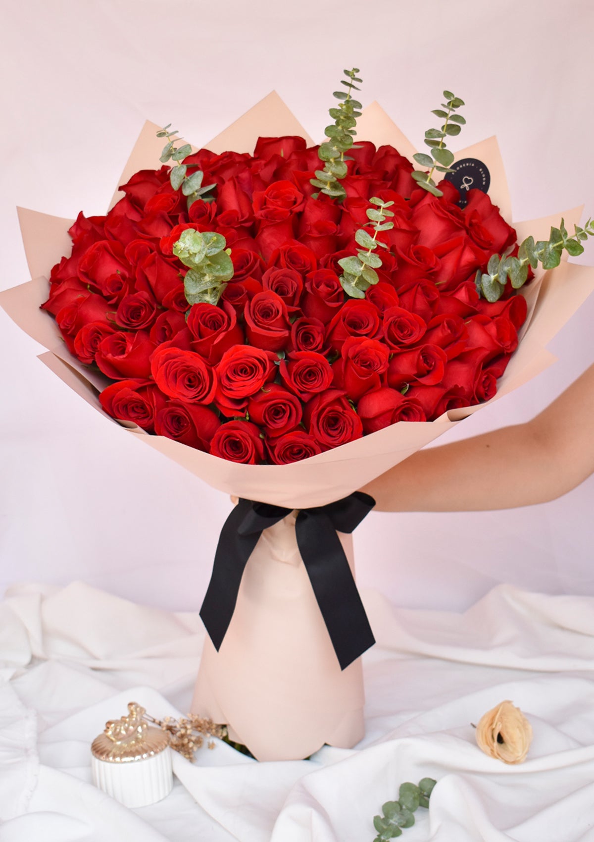 Ramo Buchón 100 rosas premium