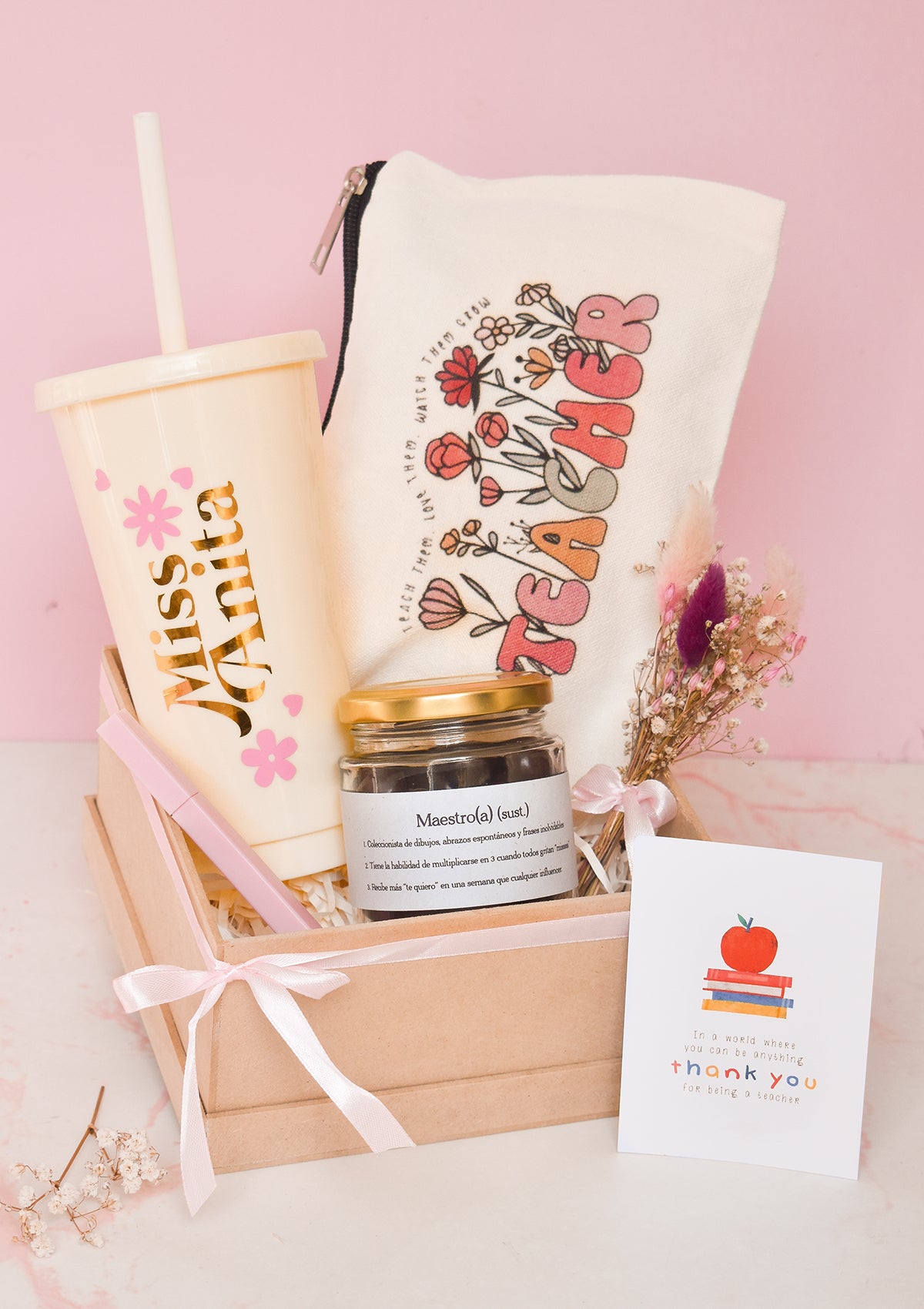 Regalo por el día del maestro - Box Mi profe Favorita