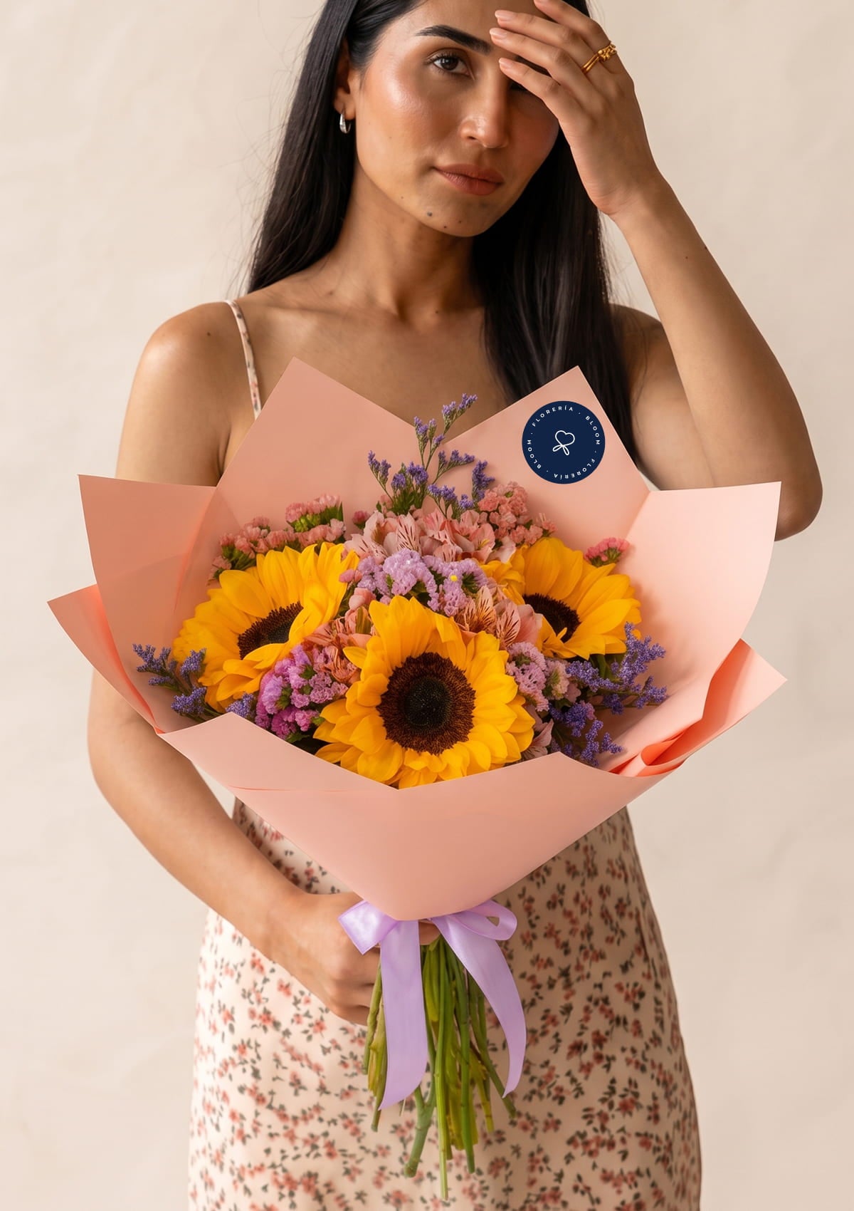Ramo Felicidad con Girasoles | Flores Amarillas
