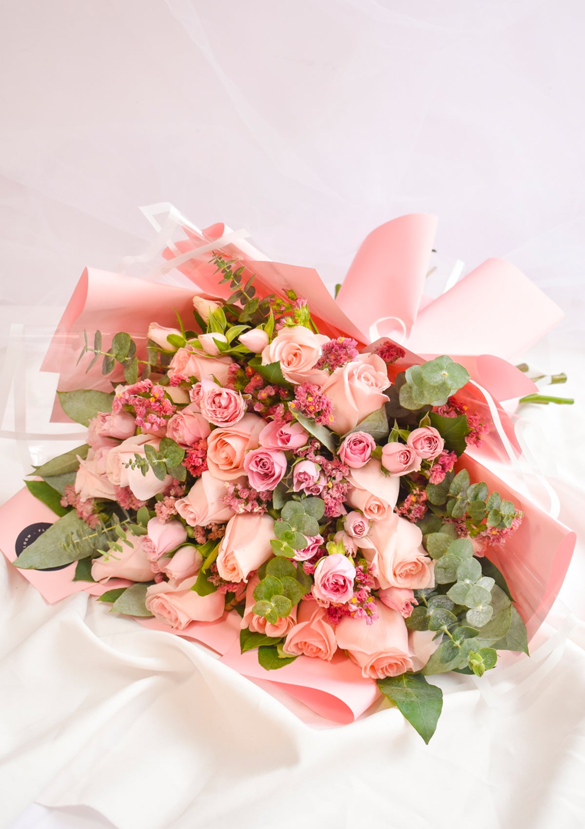 Ramo con rosas rosadas Luciana