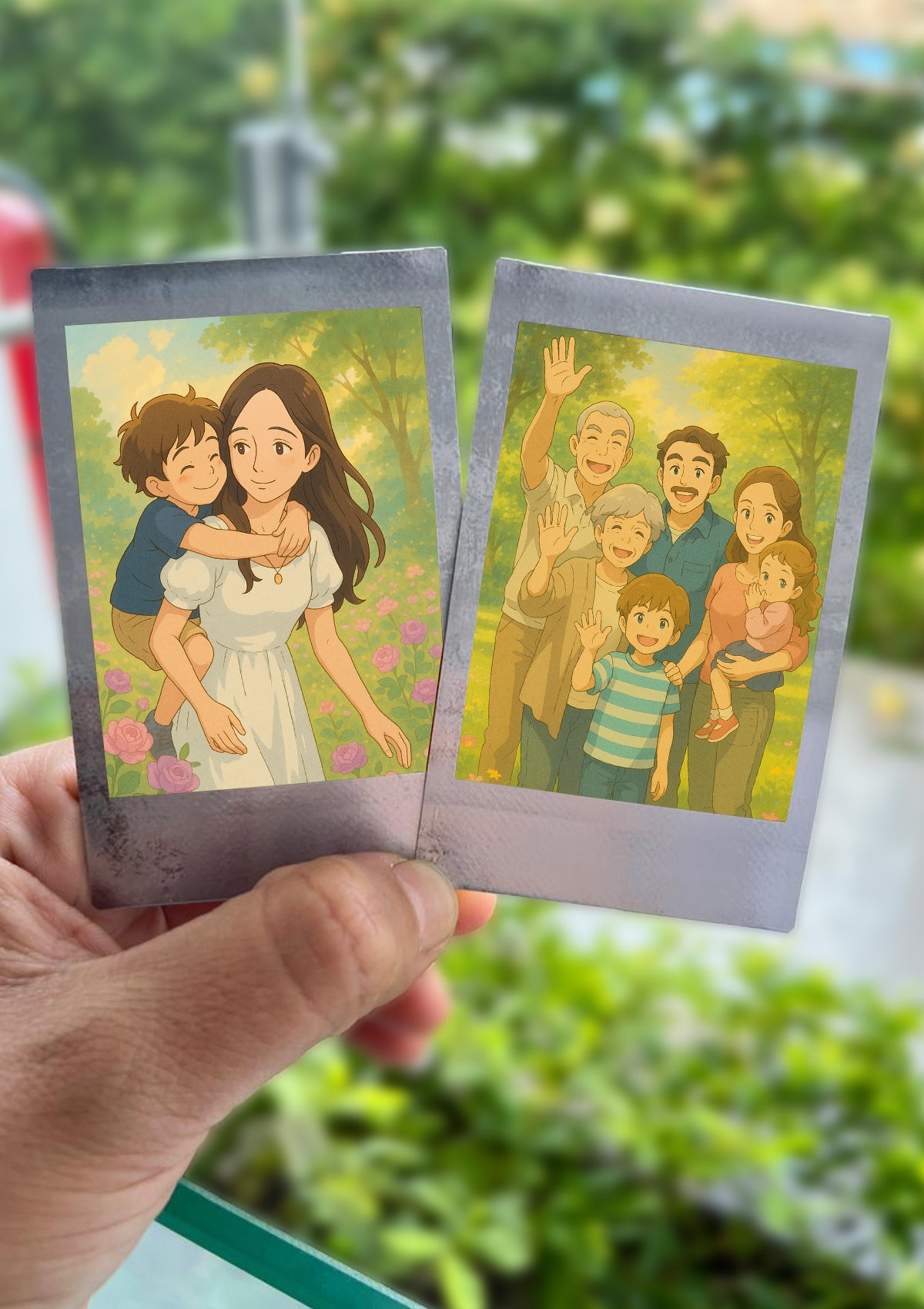 🌿 Tu Foto al Estilo Ghibli – Impresión Instax Mini - Dia de la Madre