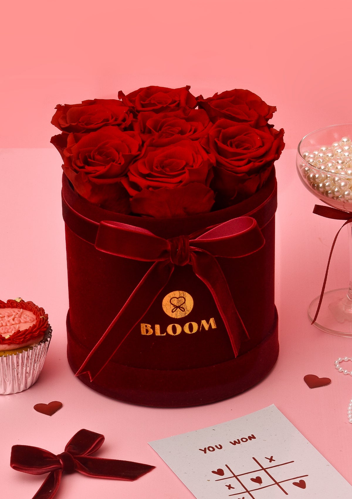 🌹 Box de Rosas Preservadas Rojas SV26