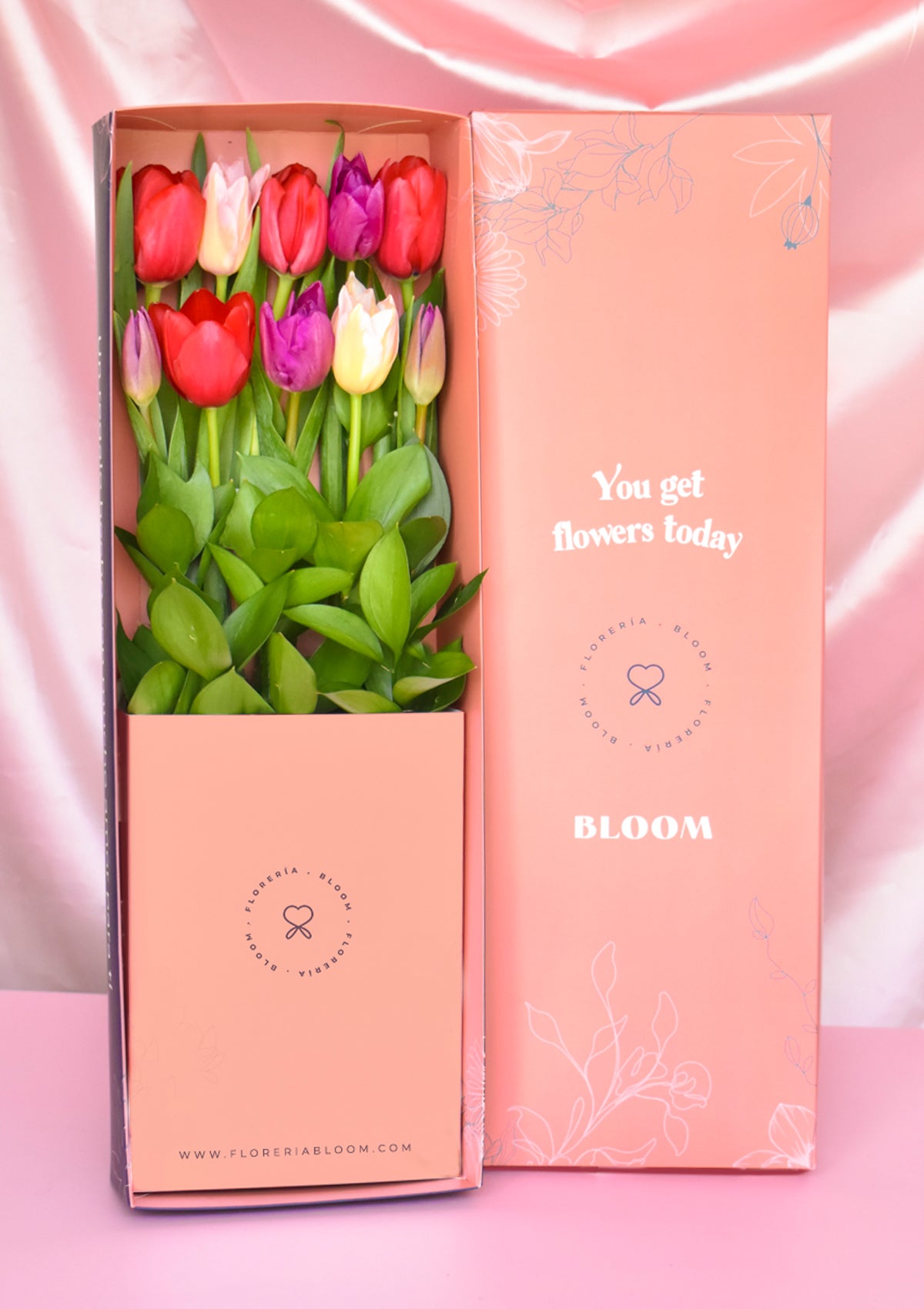 Caja 10 Tulipanes premium| DÍA DE LA MUJER