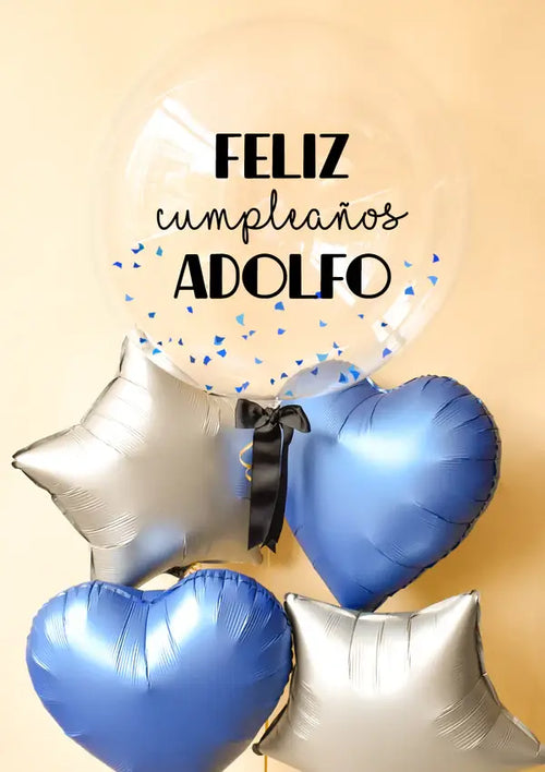 globos para hombre azul