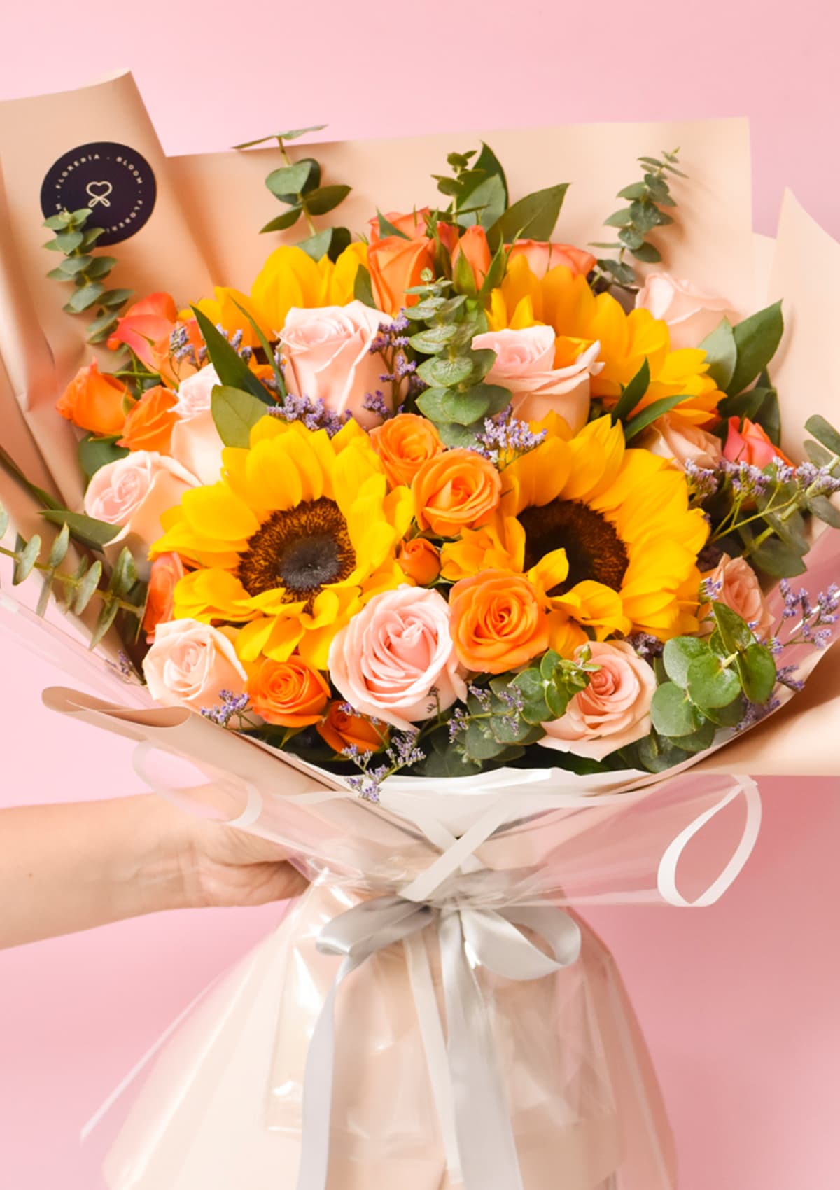 Ramo Premium Francia con flores importadas — arreglo floral exclusivo Lima | Florería Bloom