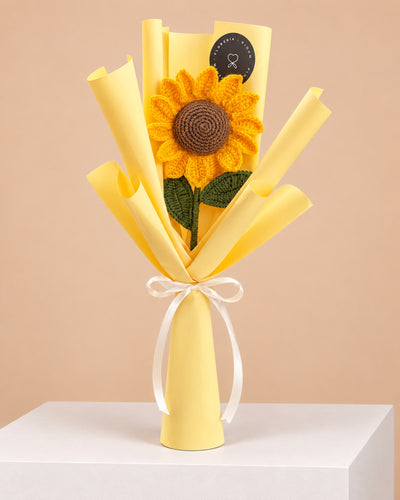 Girasol Tejido a Crochet | Flores Amarillas
