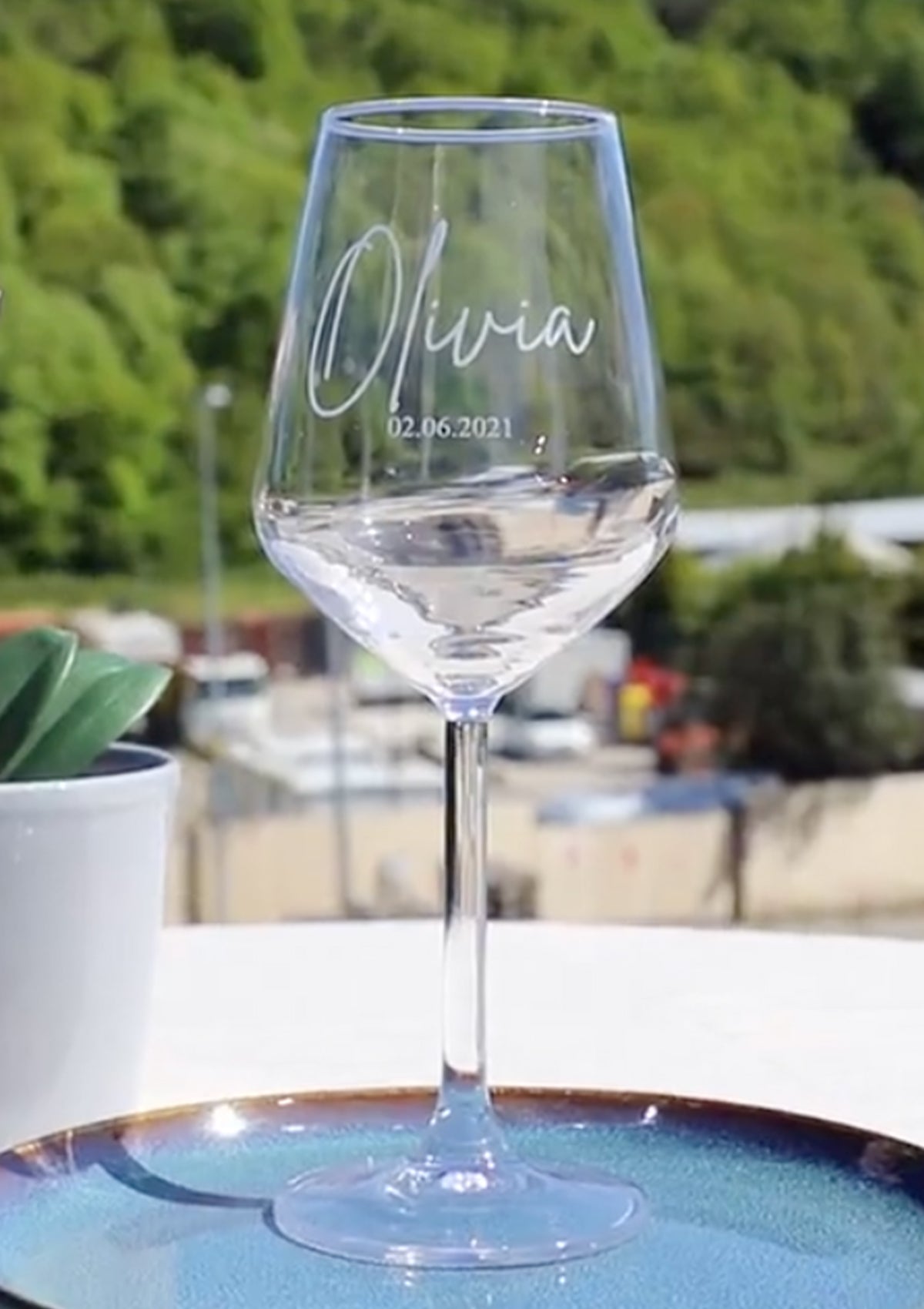 1 COPA DE VINO PERSONALIZADA 🍷 - Florería Bloom