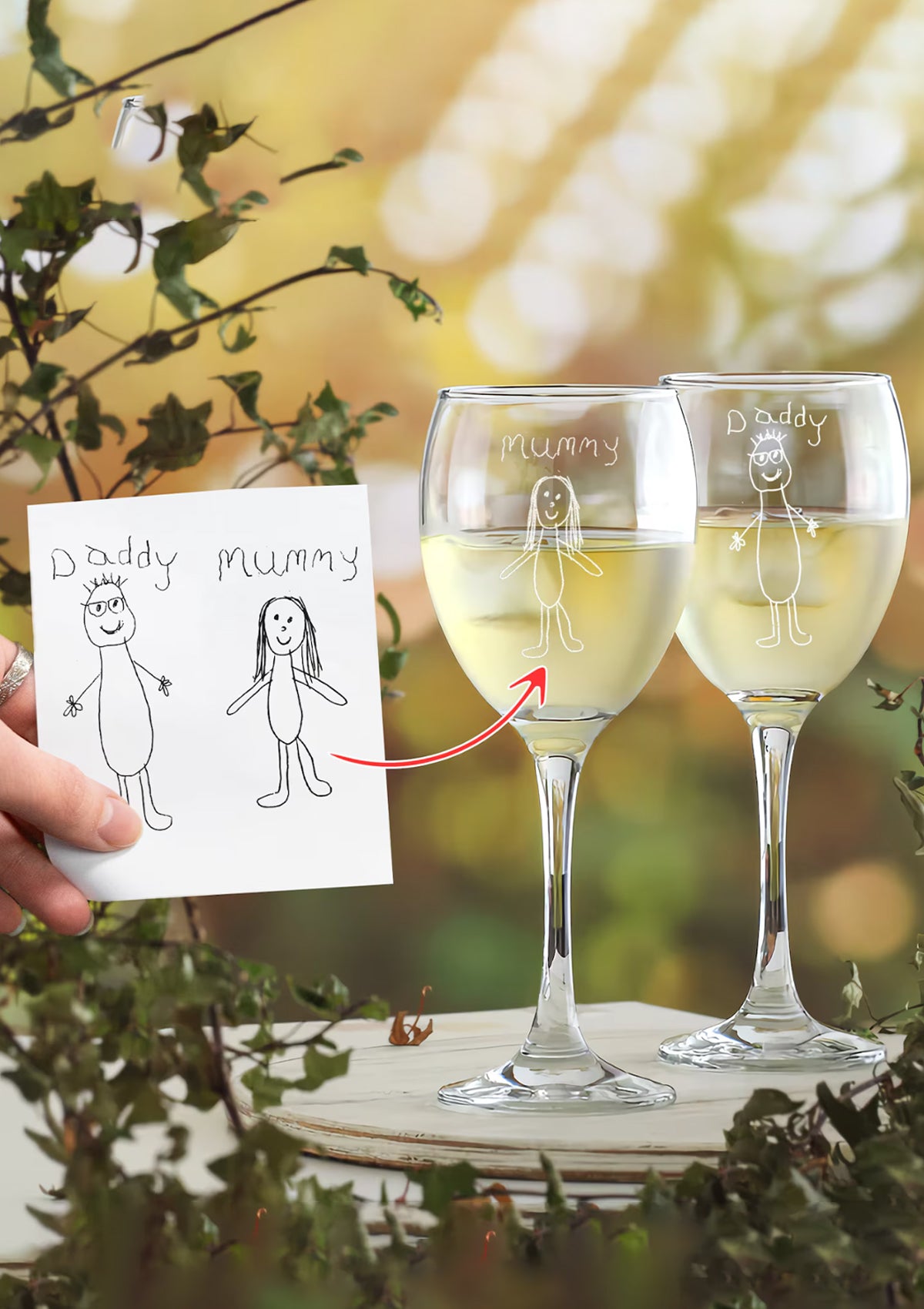 2 Copas de Vino Personalizadas 🍷