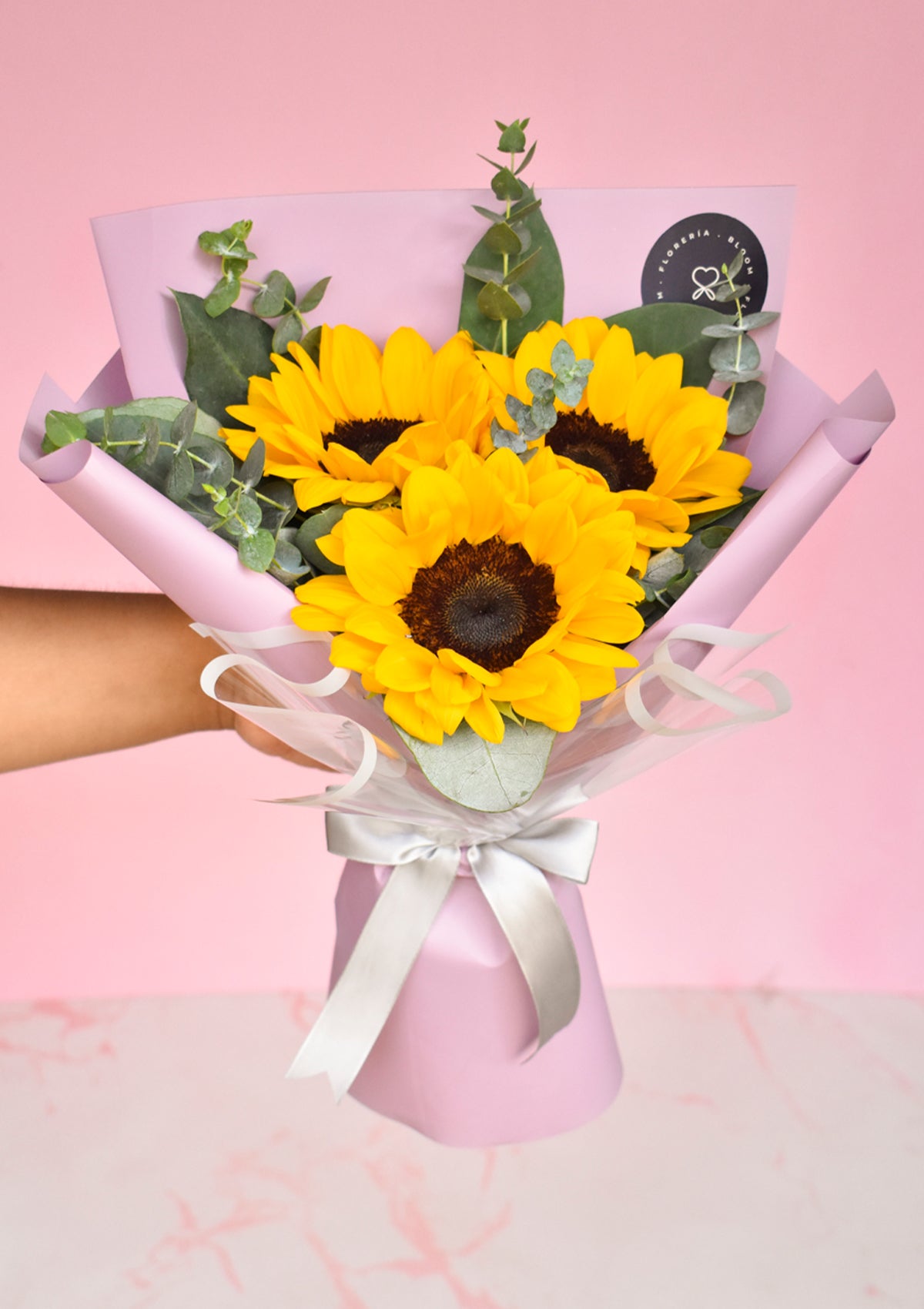 Ramo con 3 girasoles