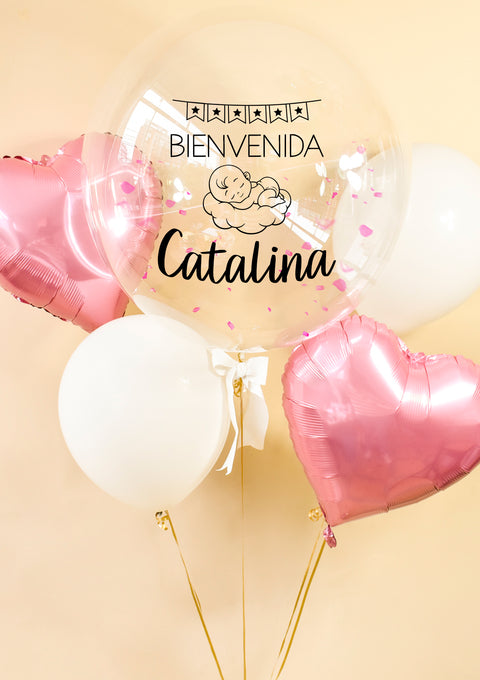 Globos de Nacimiento · Metálicos y látex