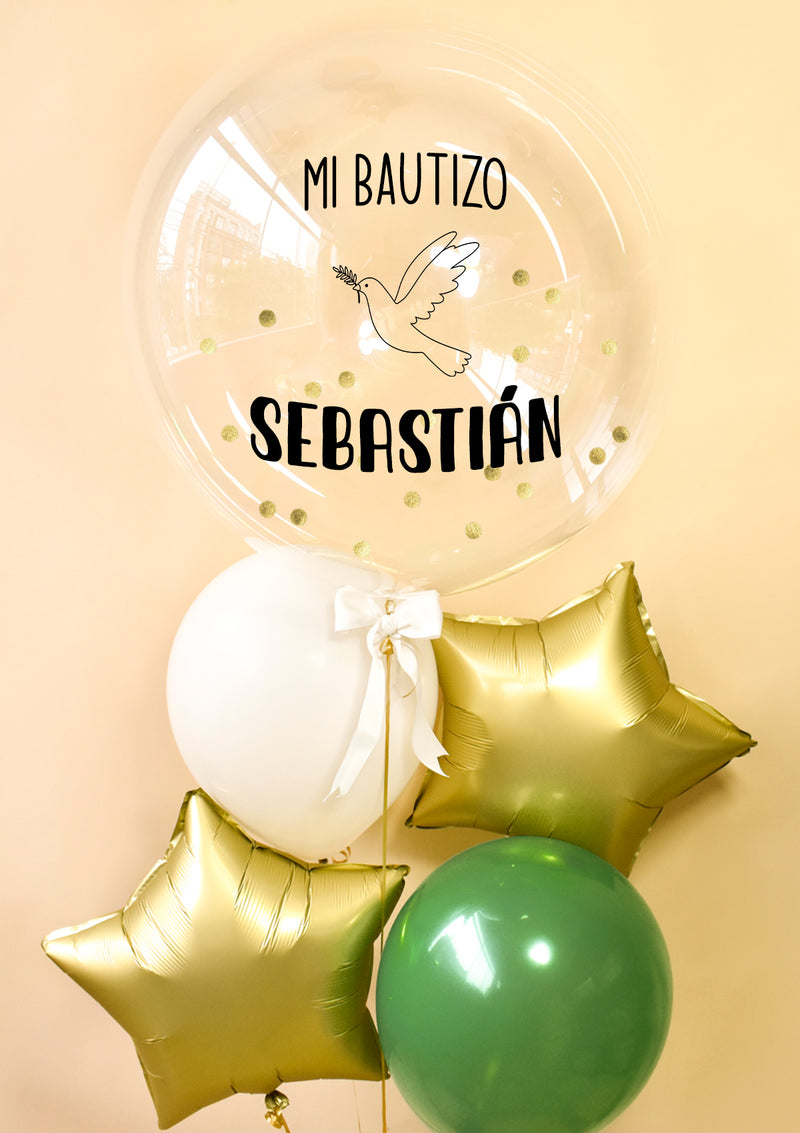 Pack Mi Bautizo-5 globos