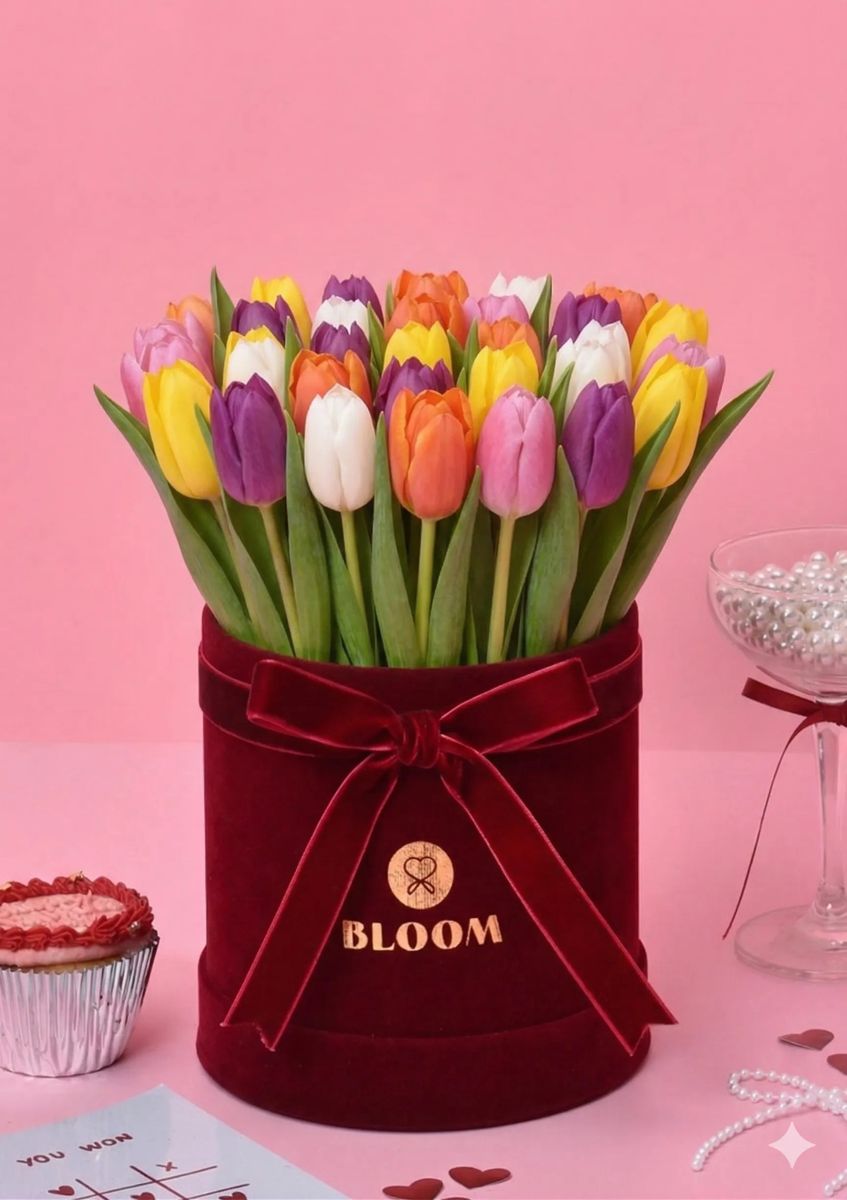 Box 20 tulipanes Velvet
