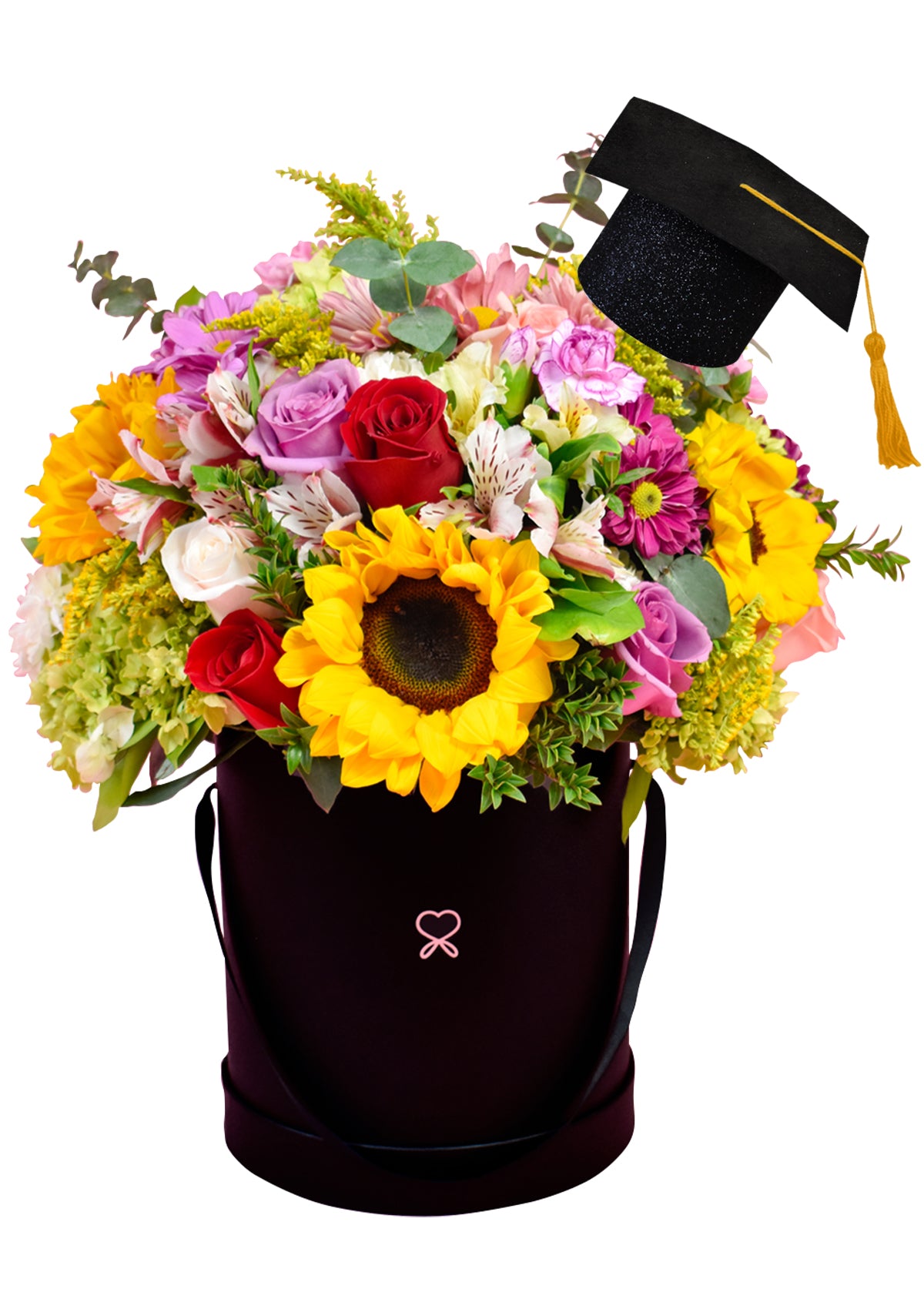 Mix Floral Sunny + BIRRETE DE GRADUACIÓN