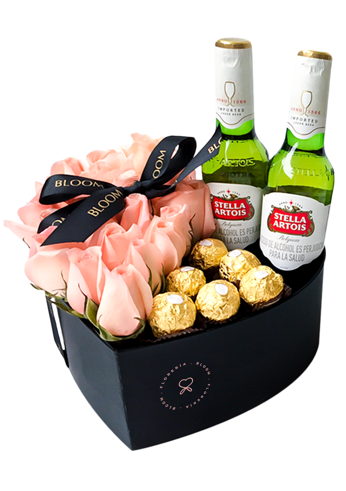 Caja Corazón + Cervezas y bombones