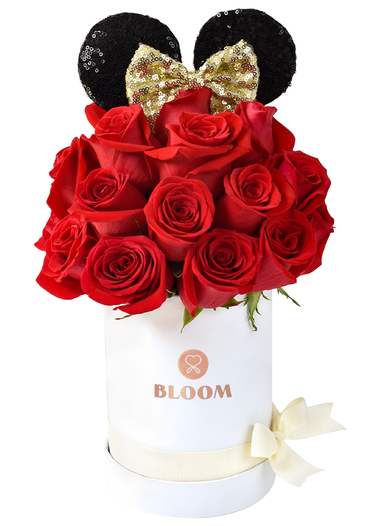 Minnie box 20-24 rosas - Florería Bloom