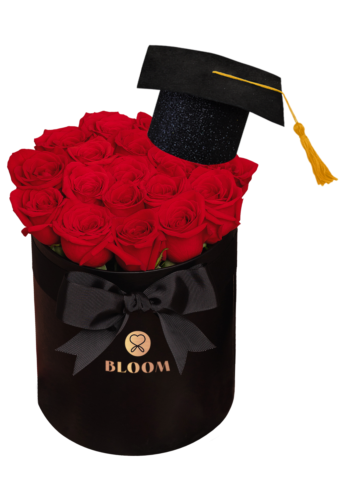 Box Valentina con birrete | Flores para Graduación 🎓