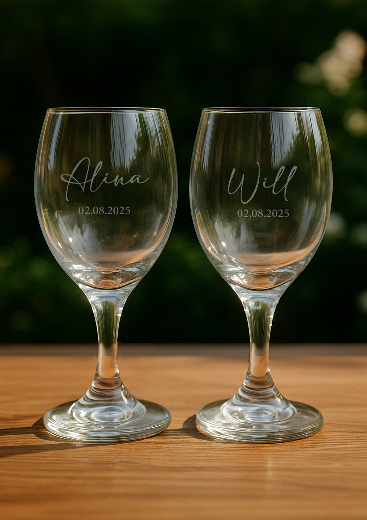 2 Copas de Vino Personalizadas 🍷 Modelo 2