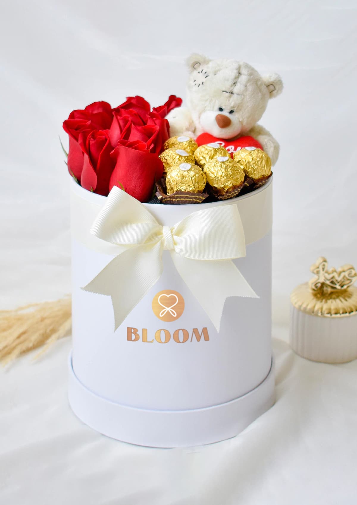 Happy Box con flores de colores para cumpleaños — entrega en Lima | Florería Bloom