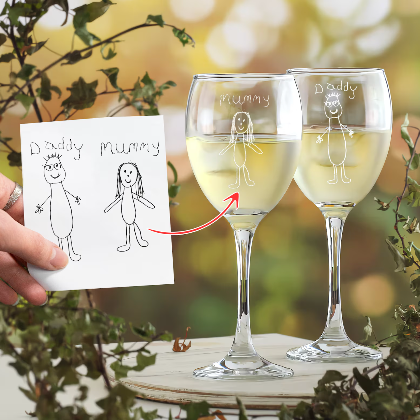2 Copas de Vino Personalizadas 🍷