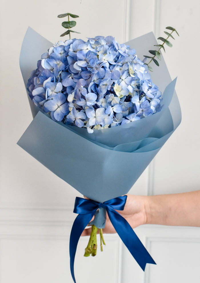 Ramo con Hortensias Azules