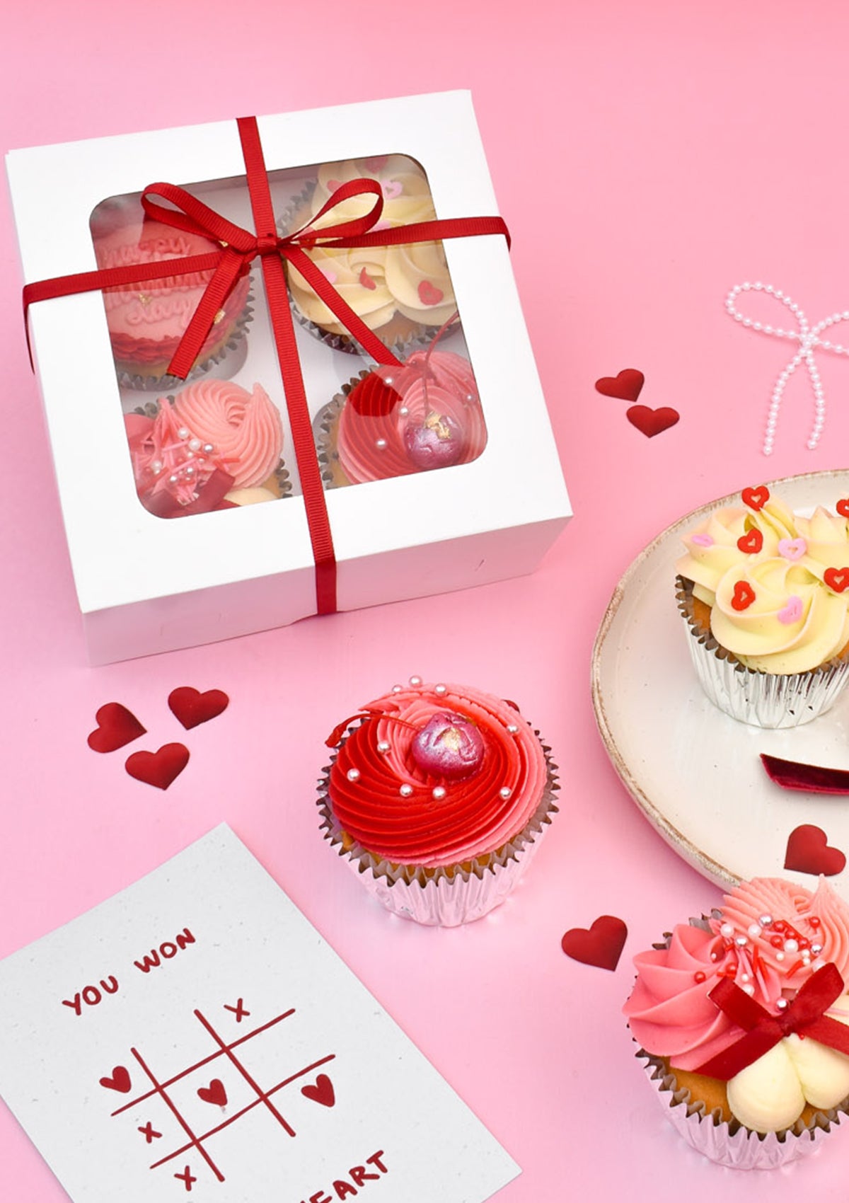 Cupcakes San Valentin - Florería Bloom