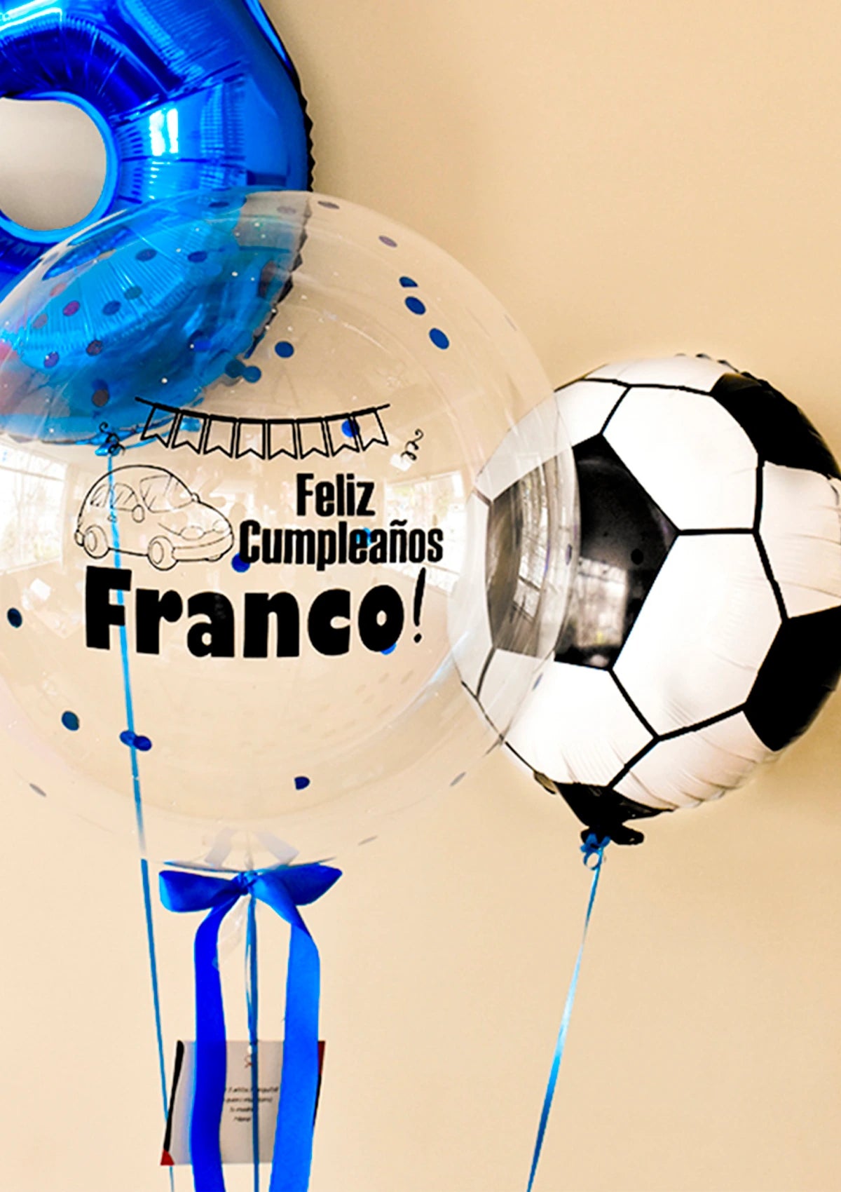 Globo de pelota de fútbol