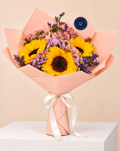 Ramo Felicidad con Girasoles | Flores Amarillas