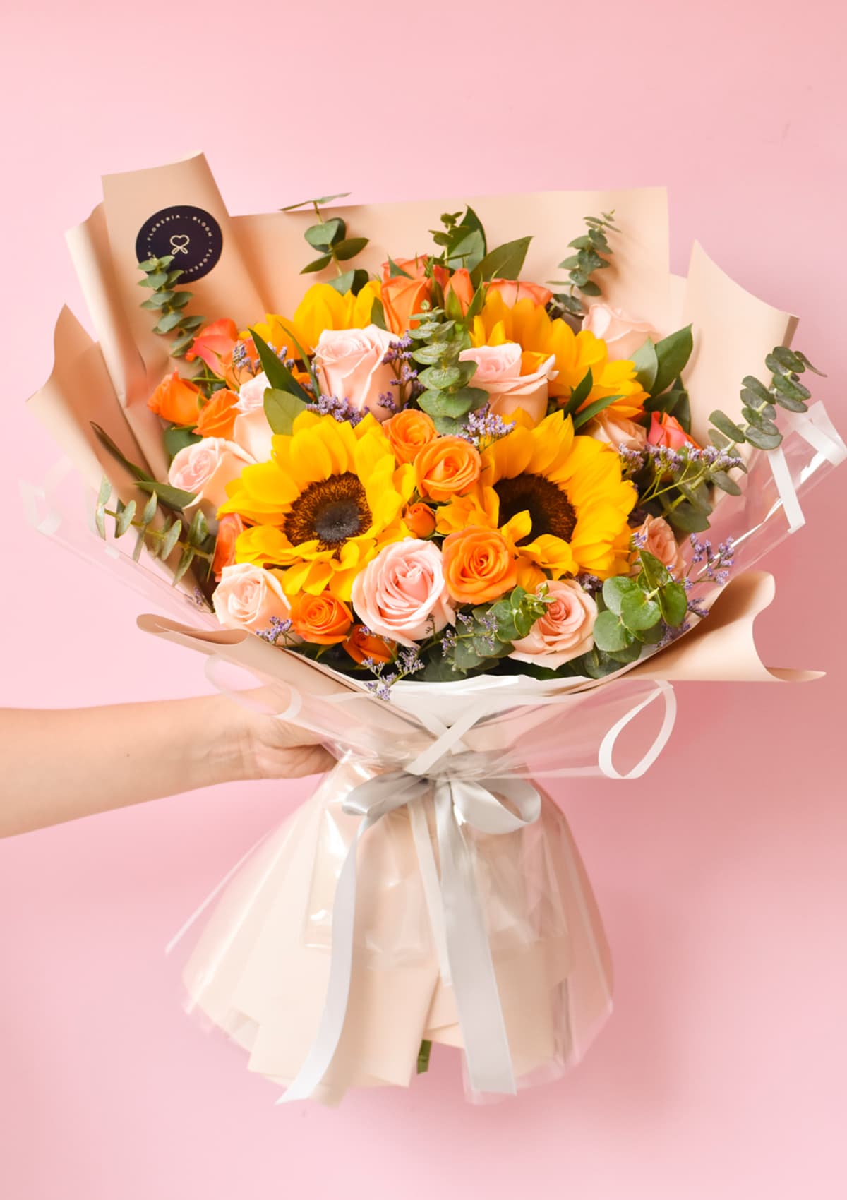 Ramo Premium Francia con flores importadas — arreglo floral exclusivo Lima | Florería Bloom