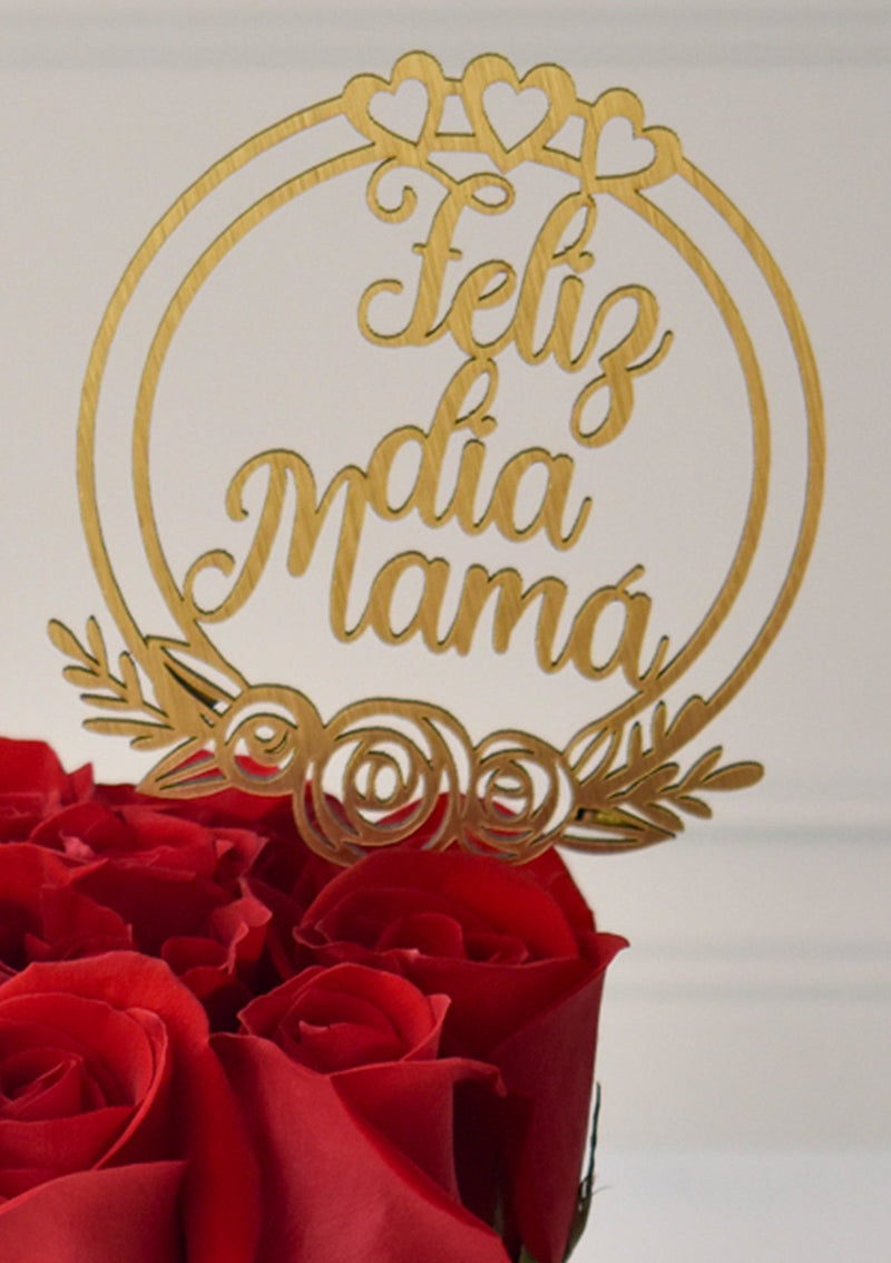 Topper "Feliz dia Mamá" 1