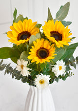 Florero con Girasoles
