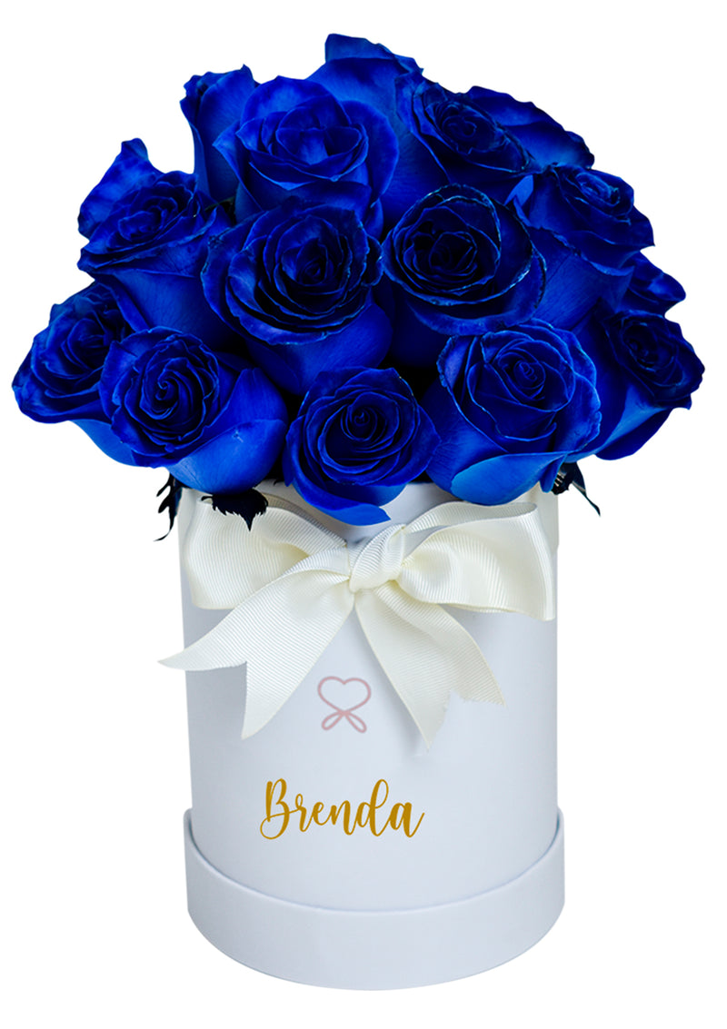 Box Sorpréndeme Rosas azules - Florería Bloom
