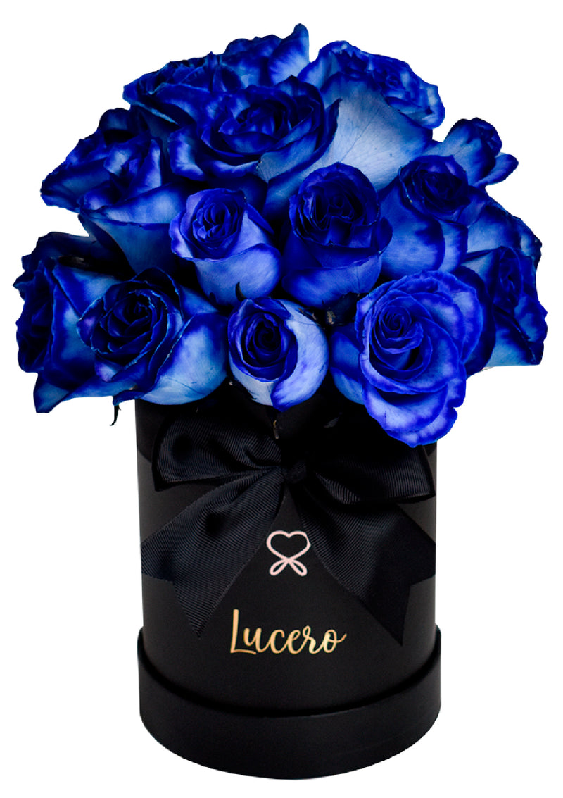 Box Sorpréndeme Rosas azules - Florería Bloom