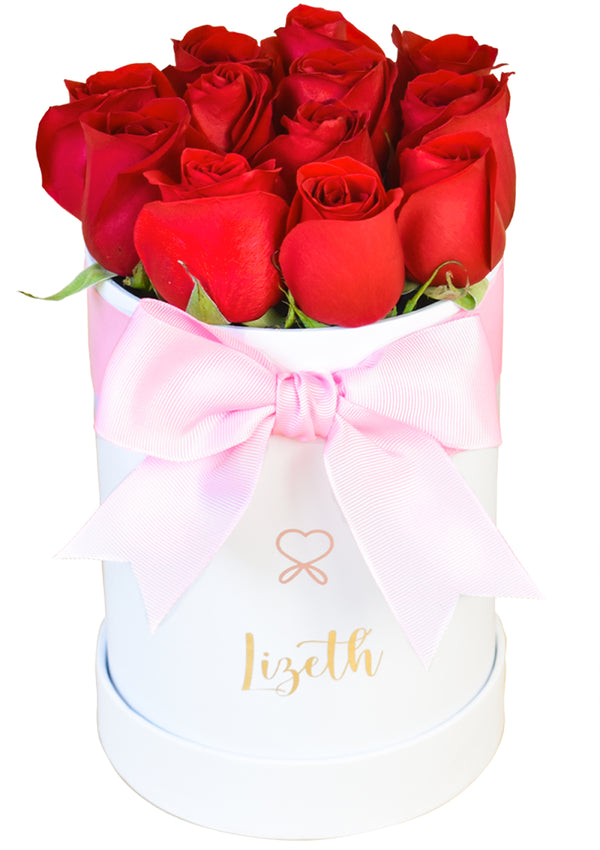BOX CON 12 ROSAS