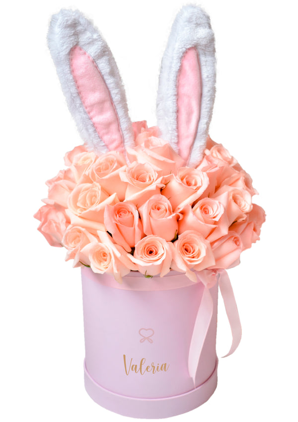 Box Conejito Full Rosas - Florería Bloom