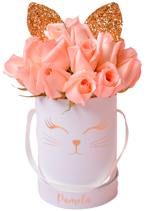 Box Gatito - Florería Bloom