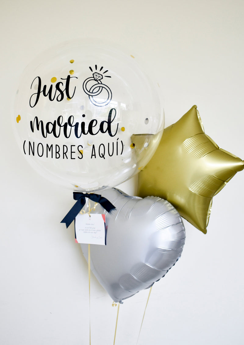 Pack de Globos Just Married